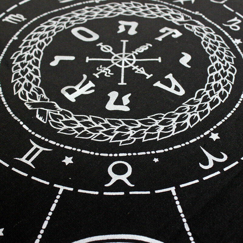 Altar Tarot Cards Tablecloth Cloth Constellation Pagan Wicca Tapestry Tassel New