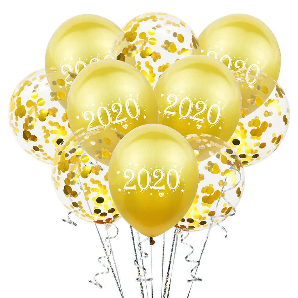 30pack Durable Balloon Party Balloons f/ Wedding 2020 NEW YEAR Ornament