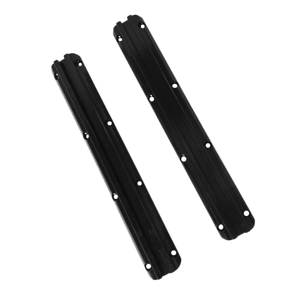 2pcs 12" Long Kayak Aluminum Slide Track Rails Accessories For Kayak Canoe