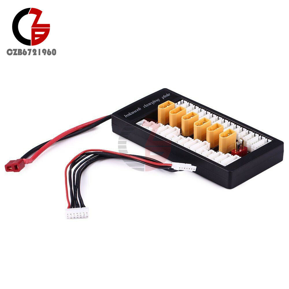 Parallel Charging Board Balance T Plug for Lipo 2S-6S XT60 Battery Charger Line