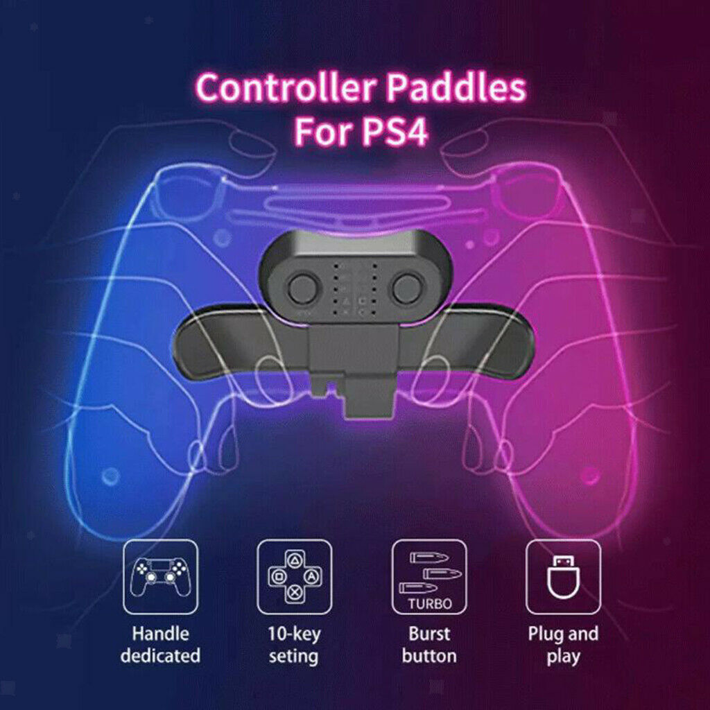 with Turbo Key Wireless Game Controller Key for PS4 Accessories Gaming Stuff