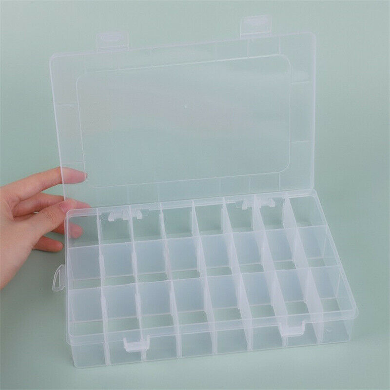Plastic box Container Screw Case Jewelry Earring Display plastic storage box