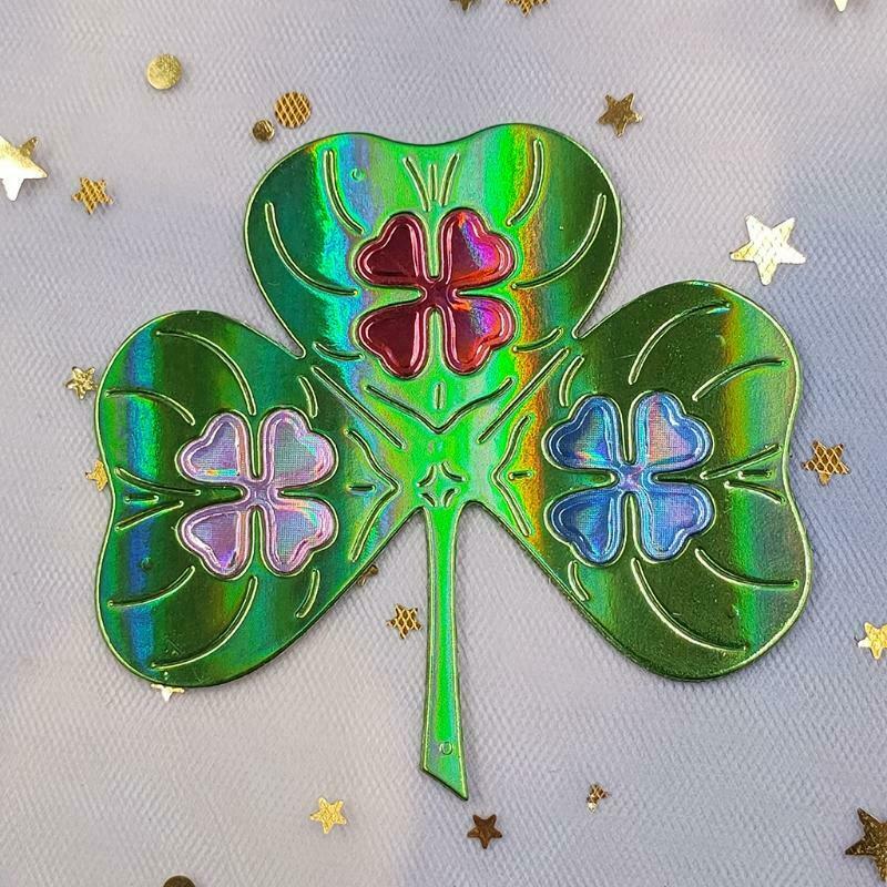 Clover Metal Cutting Dies Stencil DIY Scrapbook Album Paper Card Template Mold