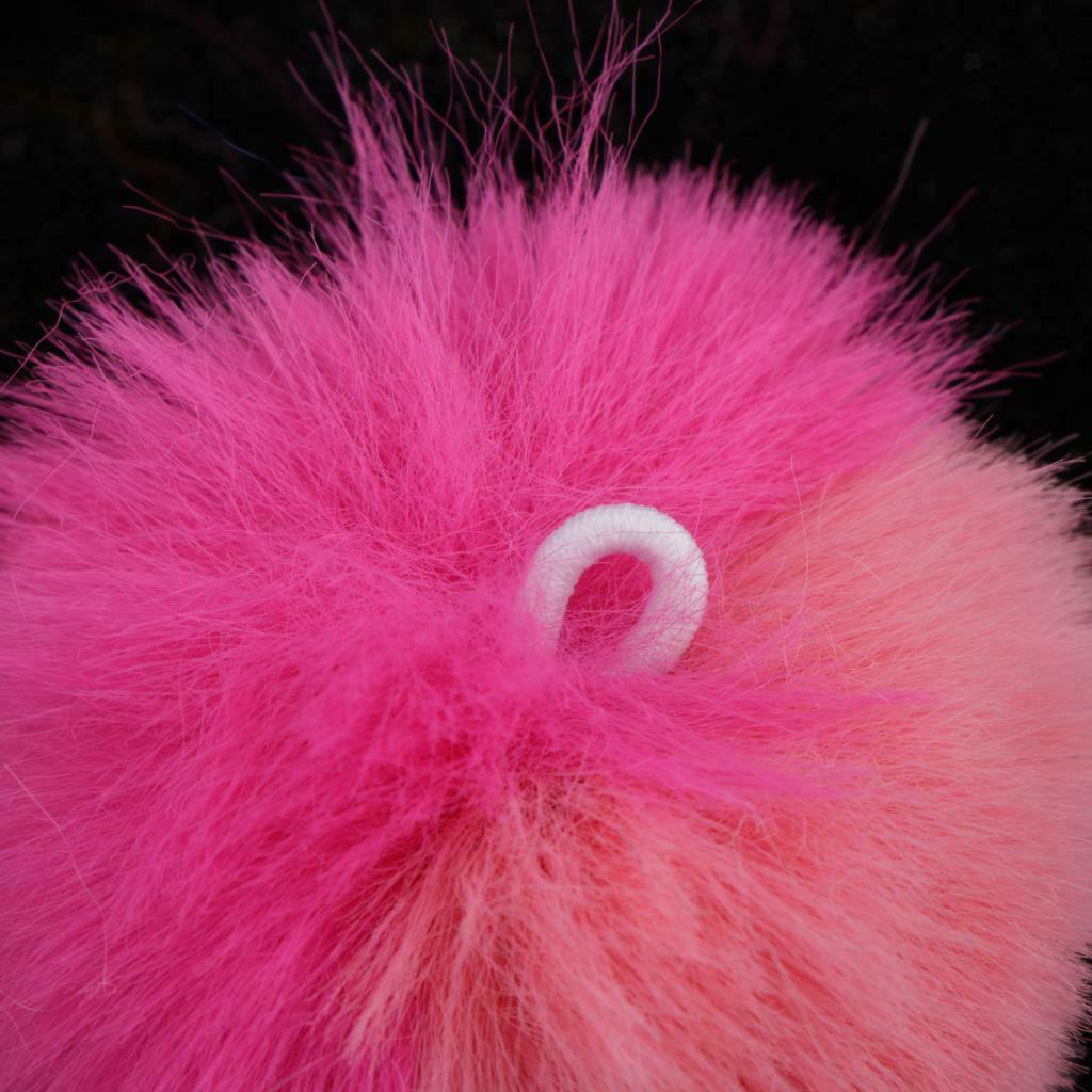 10x Plush  Balls Artificial Fur Ornaments For