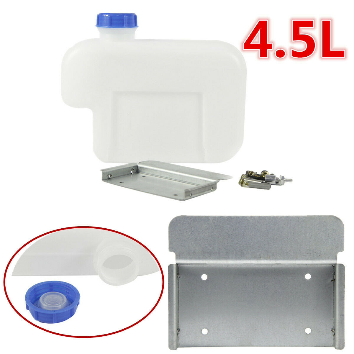 4.5L Truck Motorcycle Air Parking Heater Spare Fuel Tank with Mounting Bracket