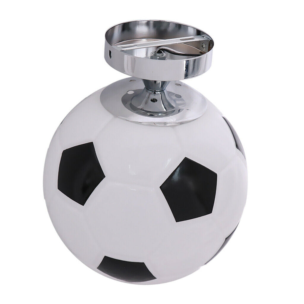 Kid' Bedroom Glass Football Ceiling Light Soccer Ceiling Light Fixtures 220V