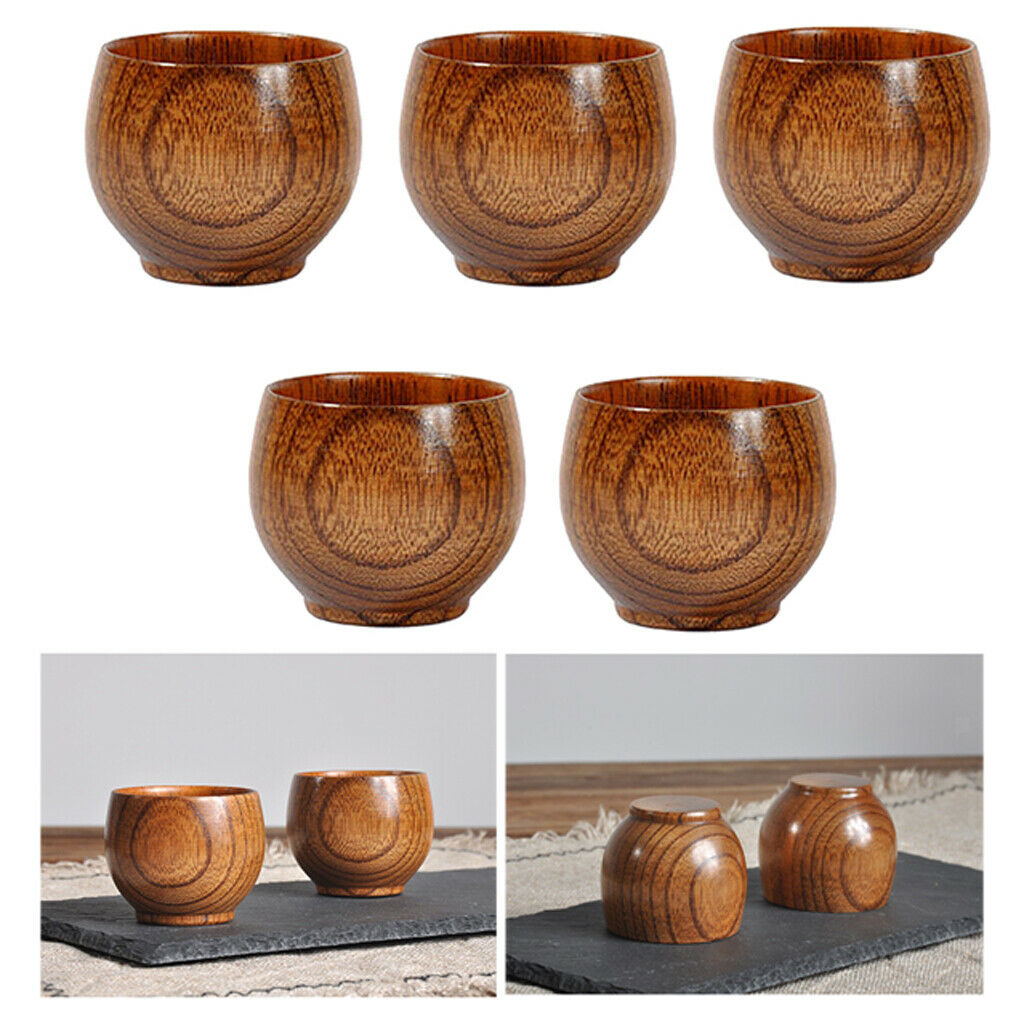 Natural Solid Wooden Cup,handmade Japanese Style Wood Cup,Wooden Portable Cup