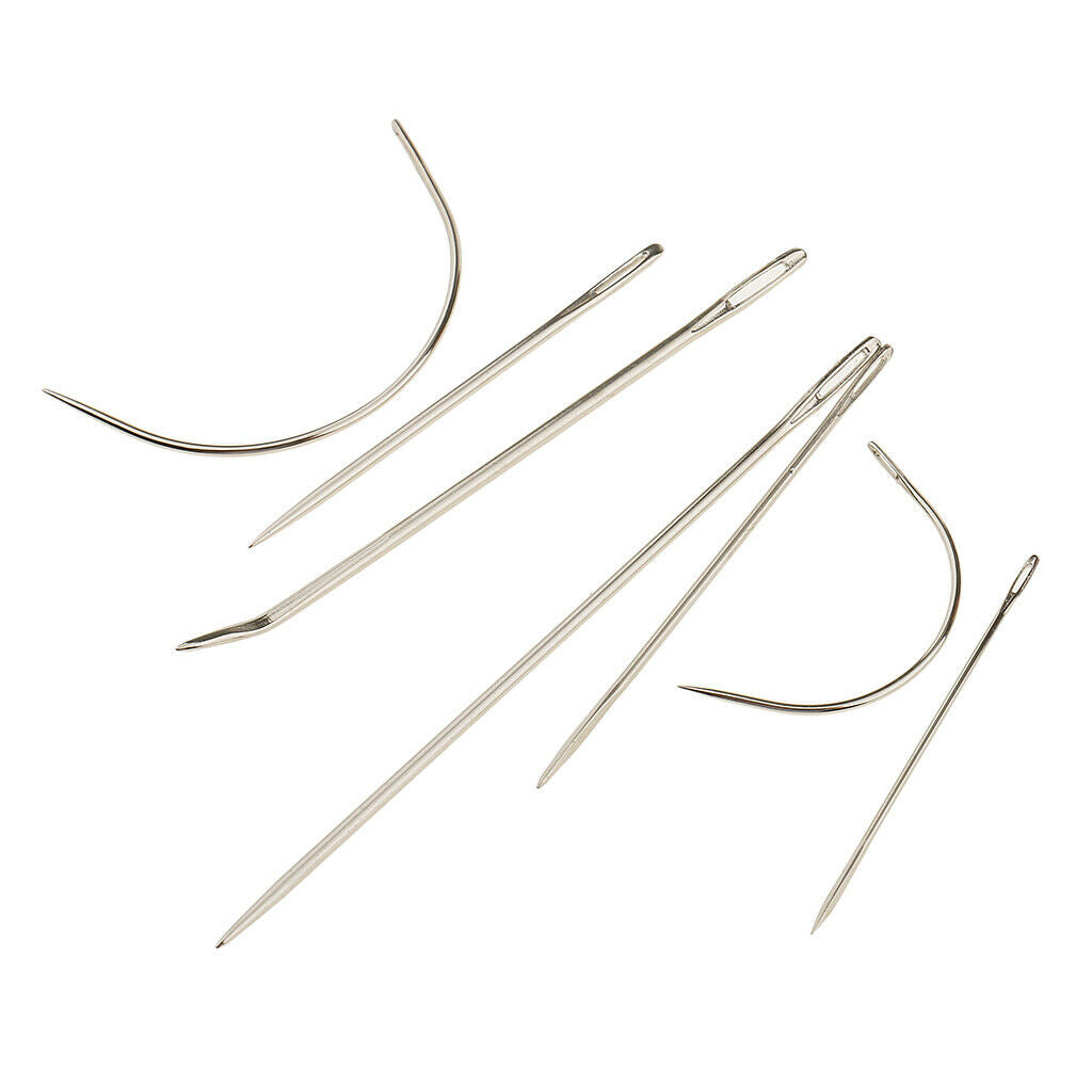 15 Pieces Leather Tools Craft Hand Stitching Kit with Punch Scratch Awl Waxed
