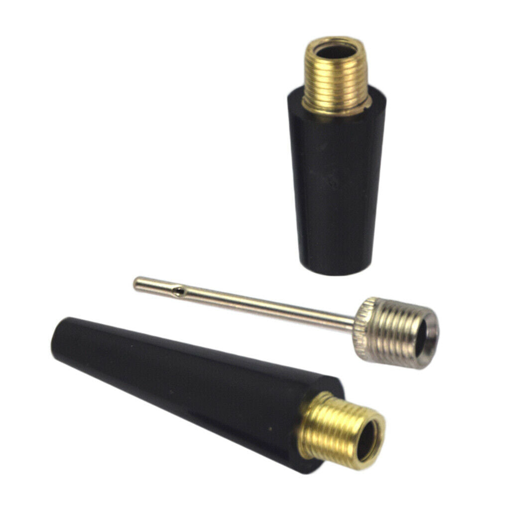 Valve Adapter Ball Inflator  Nozzle Adapter Kit, 1x  + 2 Nozzles