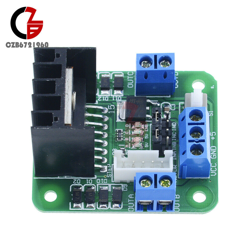 5Pcs L298N Dual H Bridge DC 5V Stepper Motor L298N Drive Controller Board Module