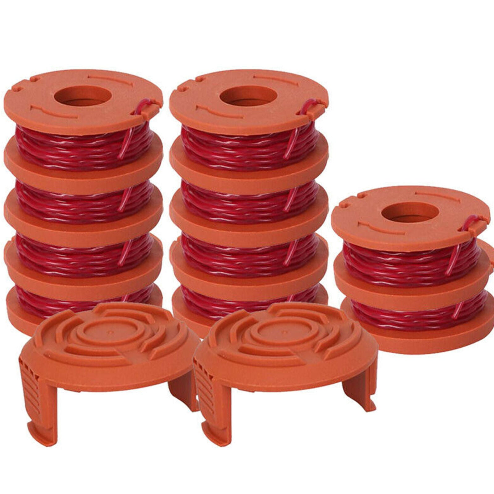 12 Pack Replacement Spool String Trimmer Line For WORX 10 Pack Spool And 2 Cap