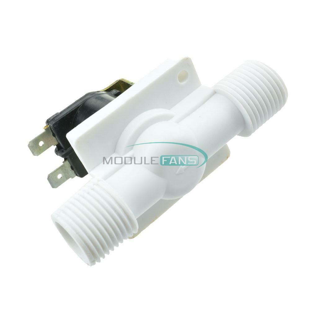 1/2" AC220V N/C Magnetic Electric Solenoid Valve Water Air Inlet Flow Switch New