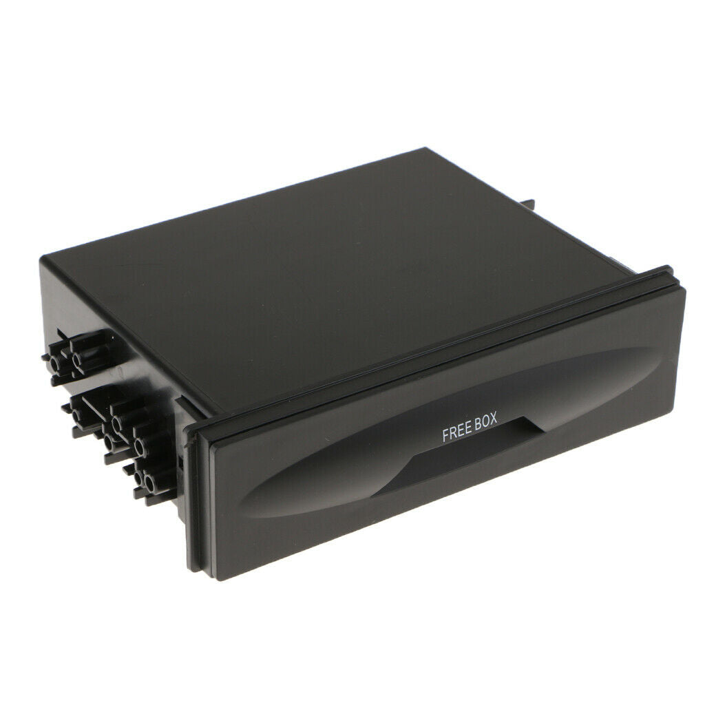 Car Single Din Dashboard Radio Installation  Storage Box Organizer