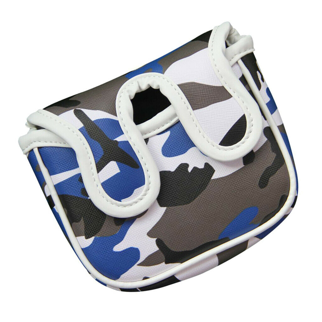 Golf Mallet Putter Head Cover Protector Bag Guard w/ Magnetic Closure