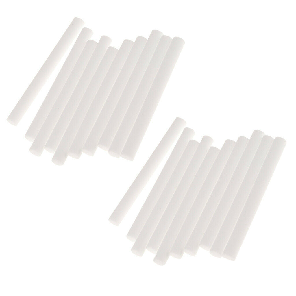 20Pcs 10X Reed Car Fragrance Oil Sponges Diffuser Filter Wick Refill Sticks