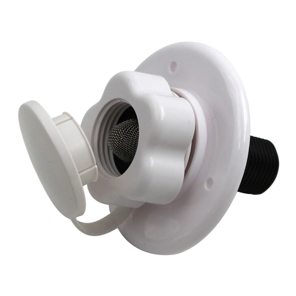 White CITY WATER FILL Inlet Flange 1/2" BSP Thread Check