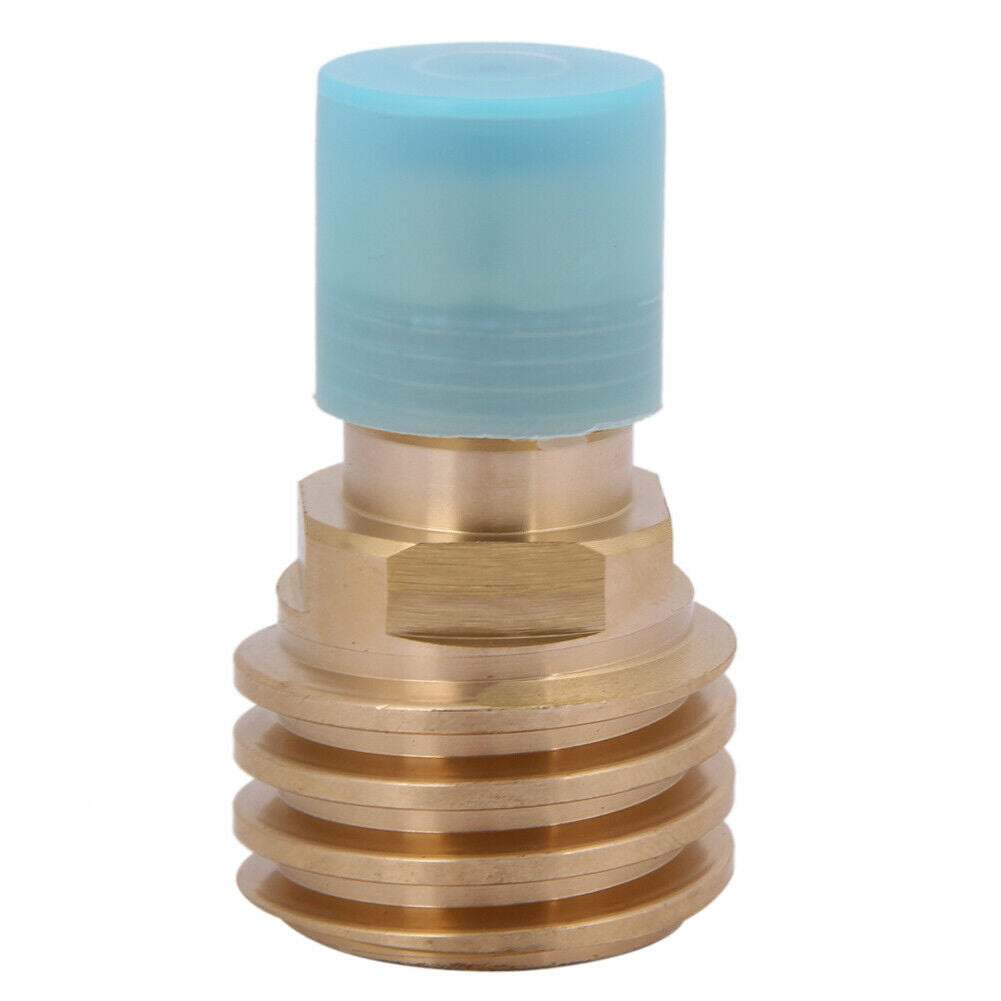 Converts Propane LP TANK POL Service Valve to QCC Outlet Brass Adapter @