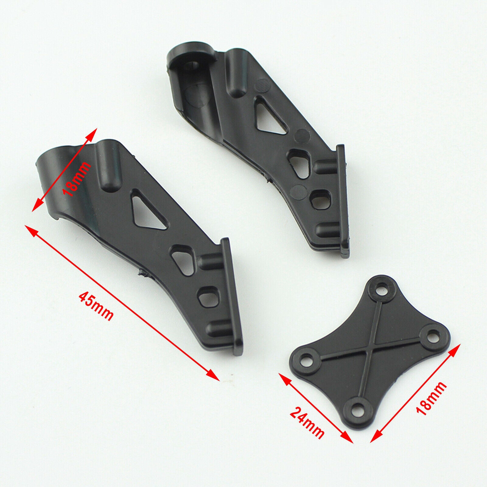 Black Anti Collision Bumper Tail Wing Parts Fit for WLtoys 144001 RC Car
