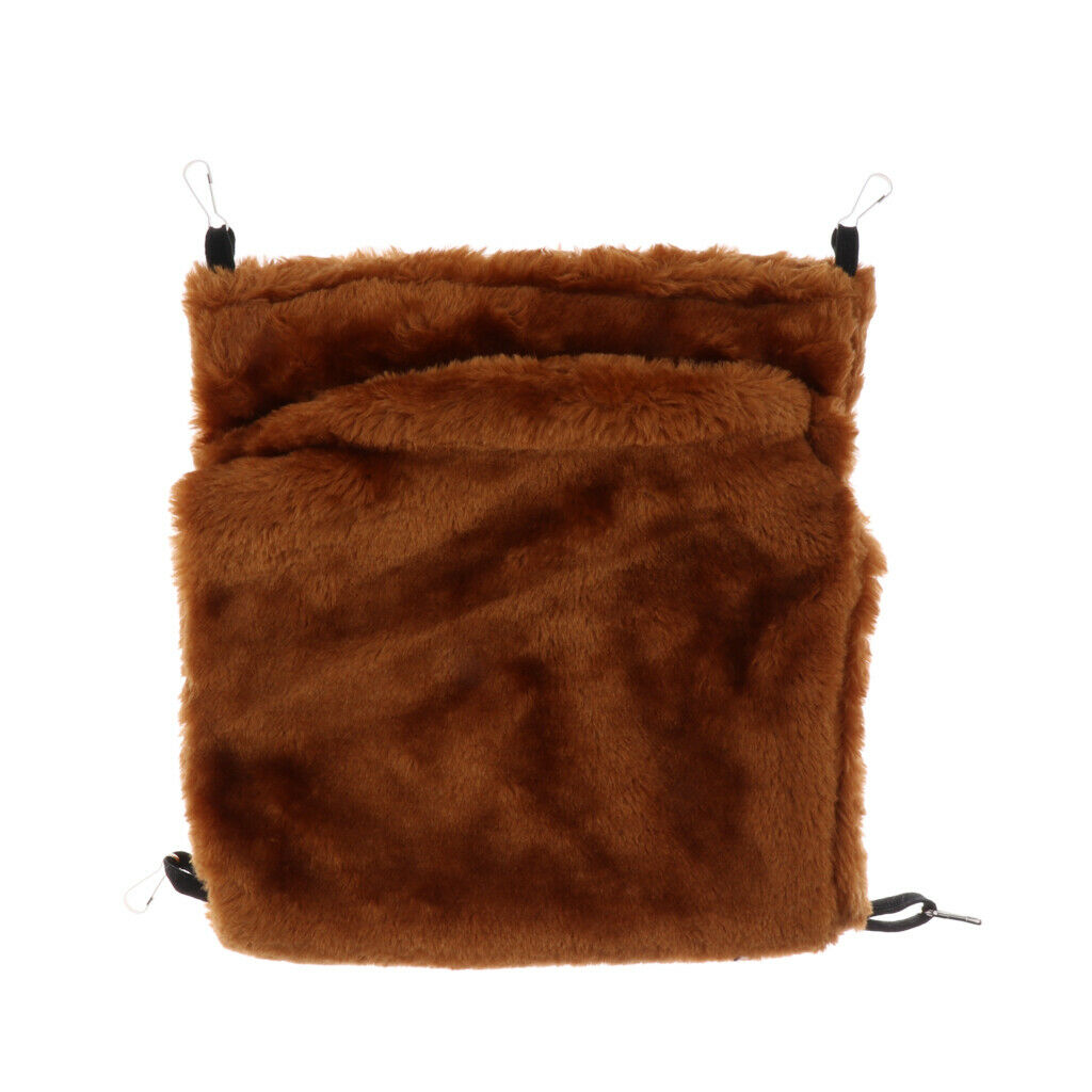 2 Pieces Squirrel Hammock, Small Animals Cotton Hanging Bed - Mat House Cage
