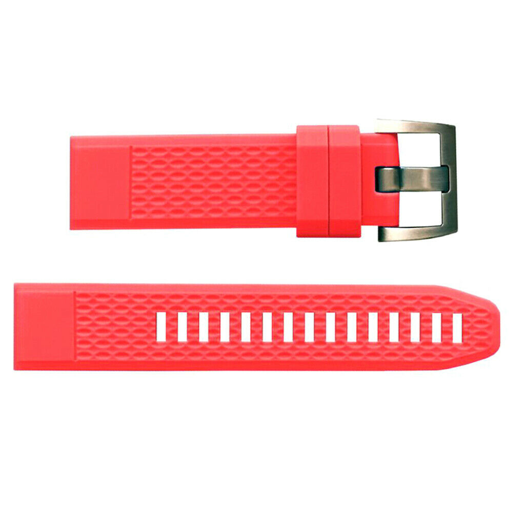 For   fenix 5S Sports Replacement Silicone Wrist Watch Band Strap Red