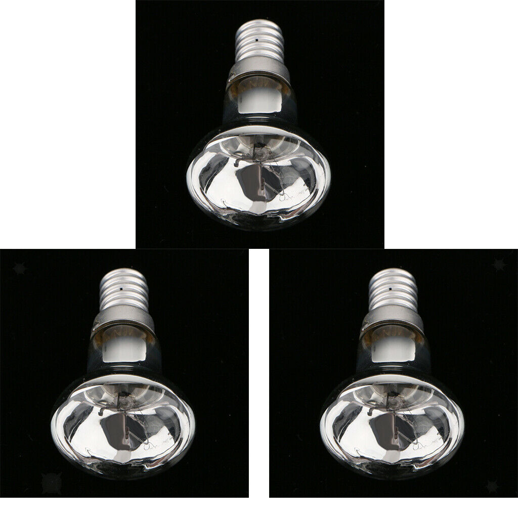 3 Pieces R39 Reflector Tungsten Filament Spotlight Bulb  Lamp SES E14 25W