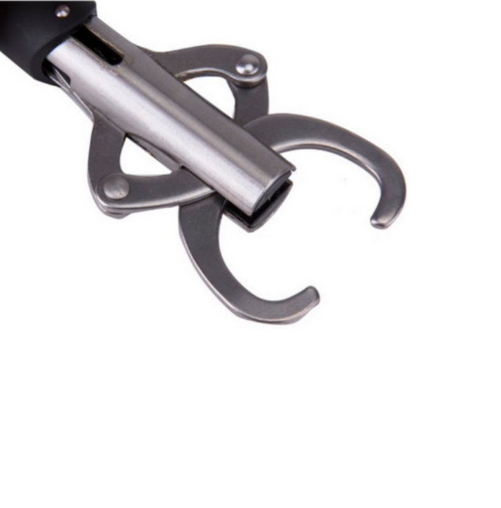 Portable Fish Fishing Lip Grip Gripper Hanging Scale Stainless &Sponge with 15kg