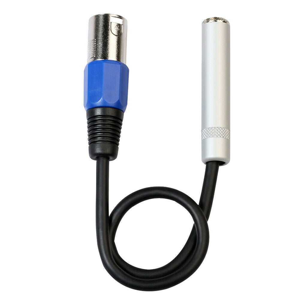 6.35mm Female Socket To XLR Male Cable Musical Instrument Audio Equipment