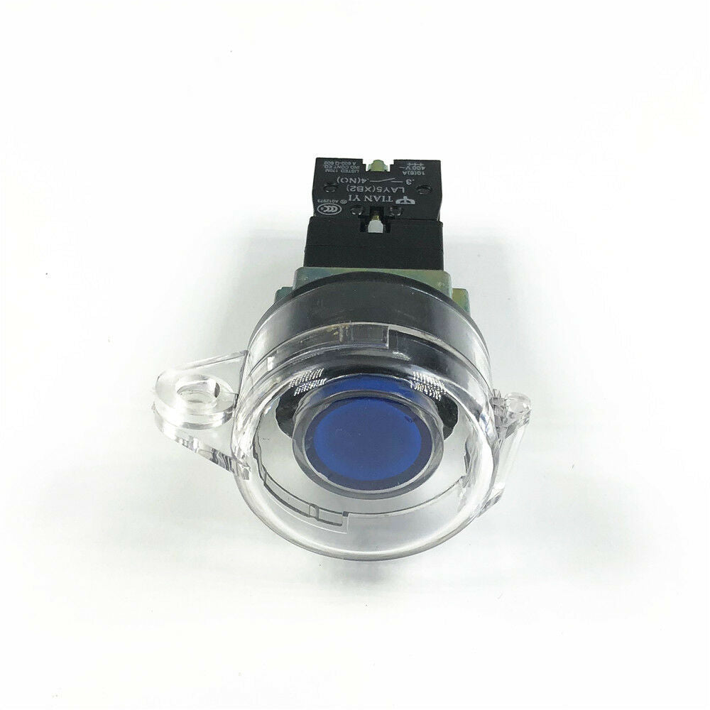 1 Pc Clear 22mm Round Push Button Switch Protector Protective Cover Guard Case