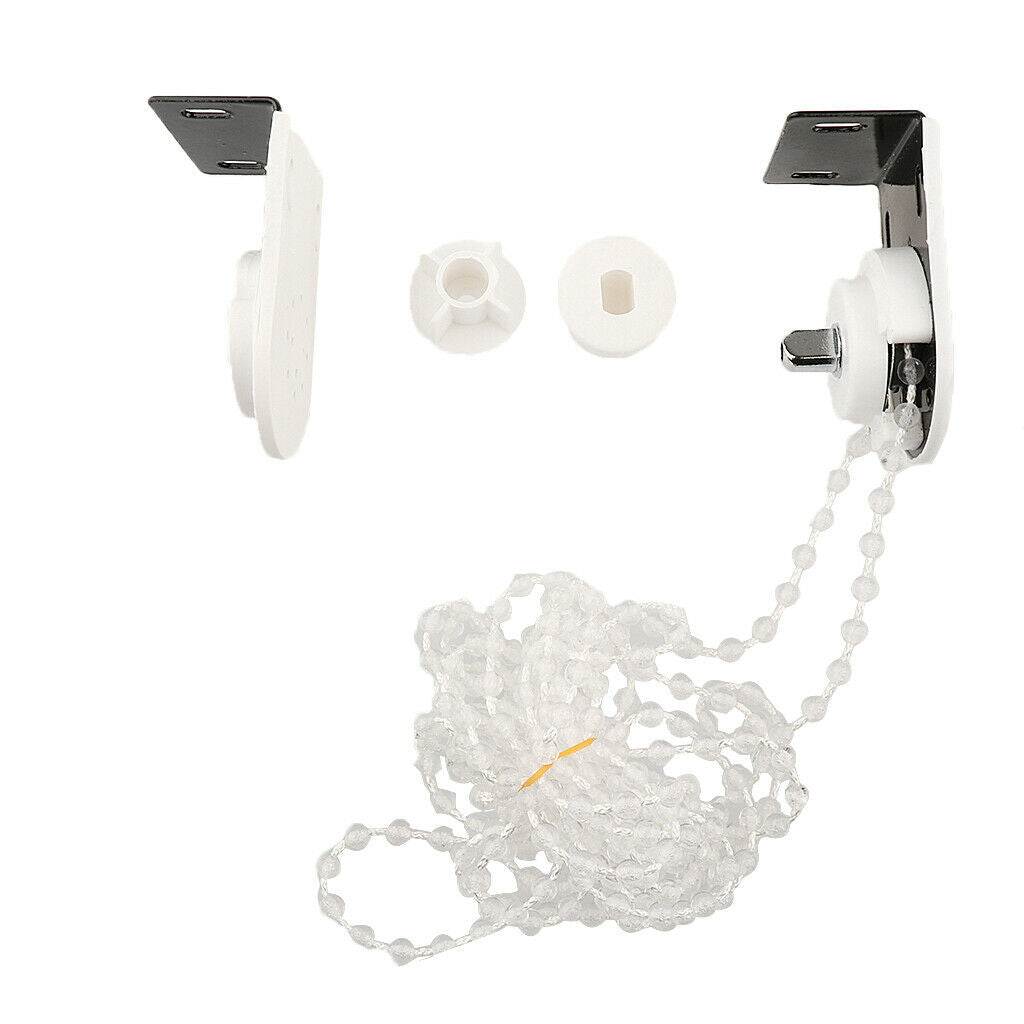 Roller blind accessories including chain drive and clamp bracket, repair kit for