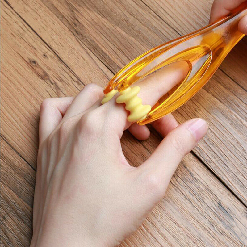 Finger Joints Massager Rubber Roller Hand Blood Circulation Stress Relief To LQ