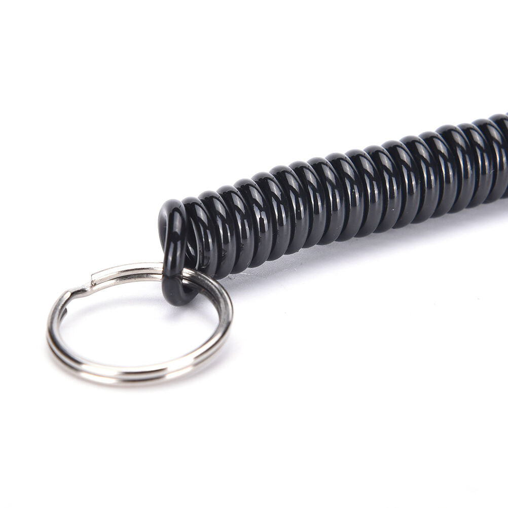 2xTactical Retractable Elastic Rope Securit Gear Tool Hiking Camping Keych.l8