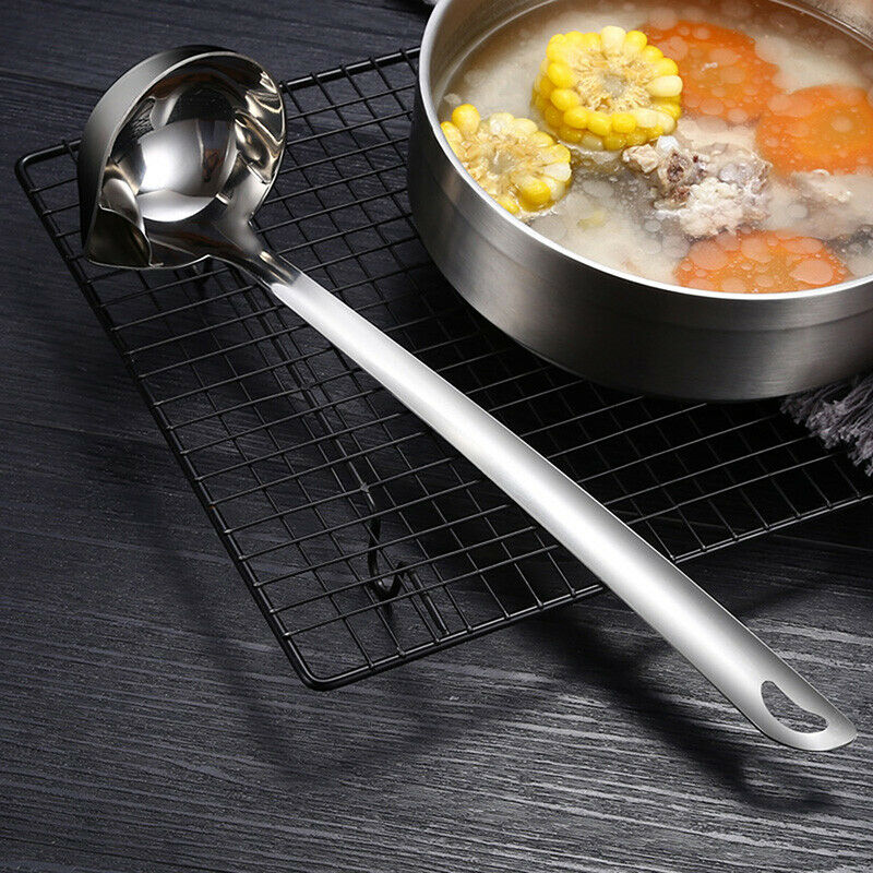 Oil Soup Separate Spoon Home Strainer Cooking Colander Dinner Tablewa.l8