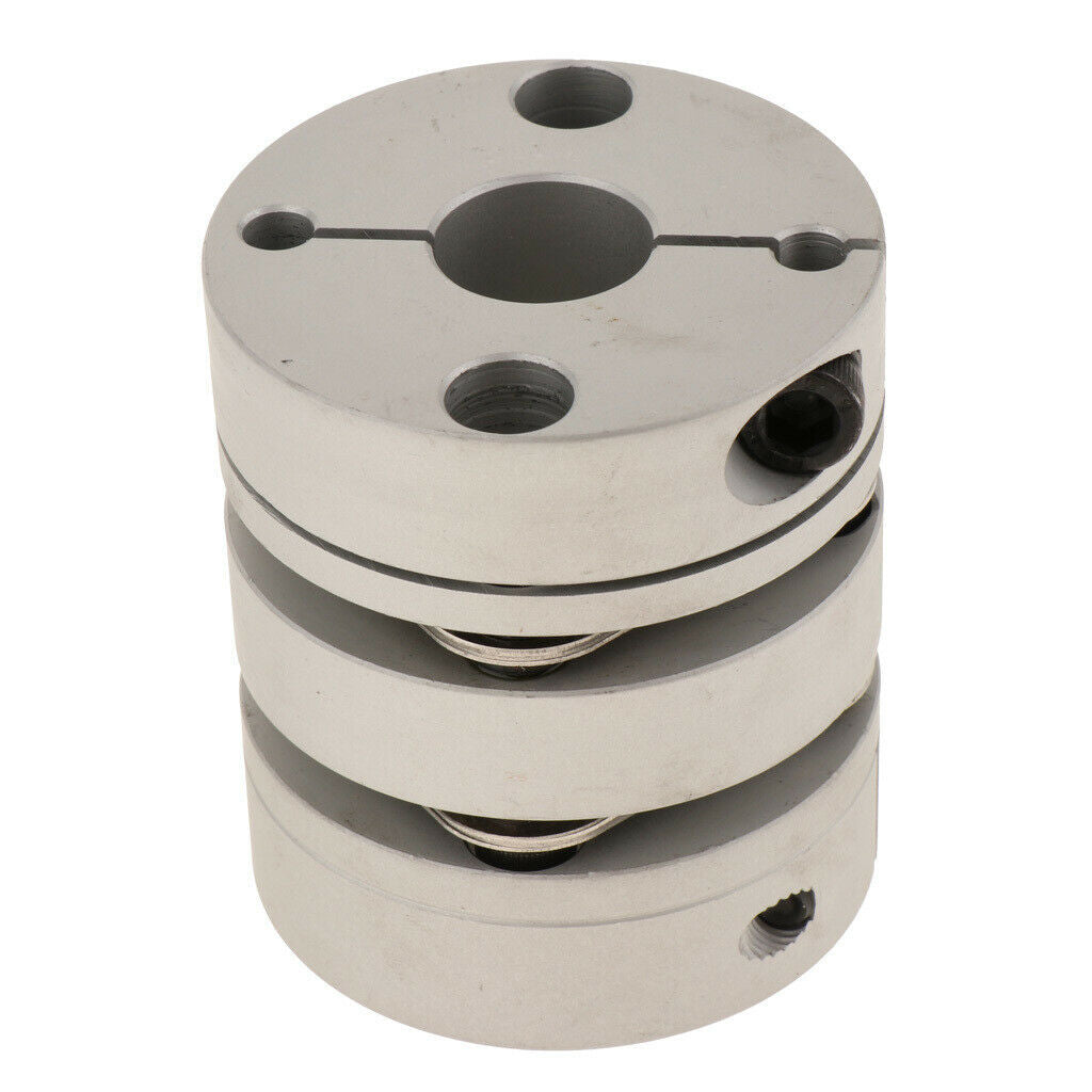 55 x 65mm CNC Stepper Motor Jaw Shaft Coupler 6.35mm Aluminum Flexible Jaw