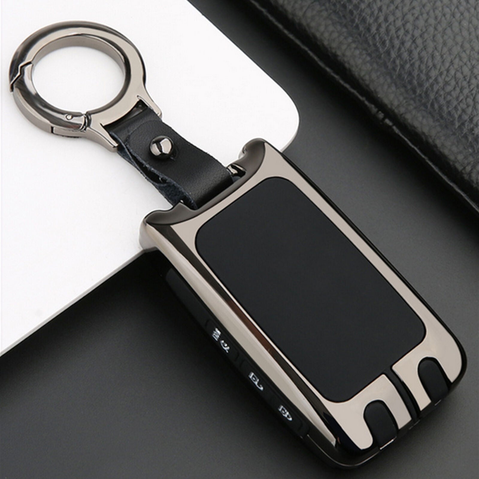 Zinc Alloy Full Sealed Car Key Fob Case Cover Shell Holder Fit Mazda3 CX-5 CX-30