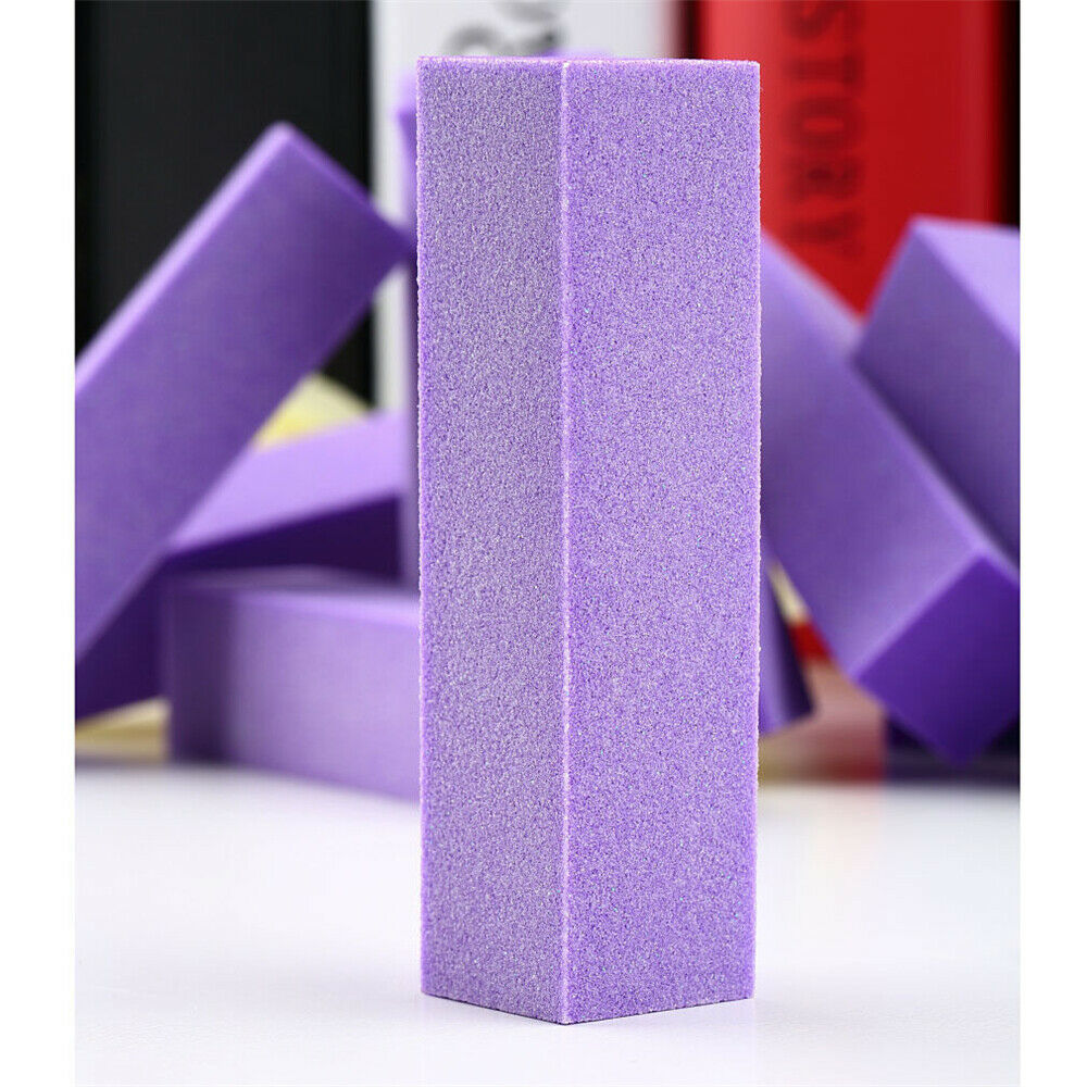 10x Set Nail Manicure Buffer Acrylic Art Tips Buffer Buffing Sanding Block Files