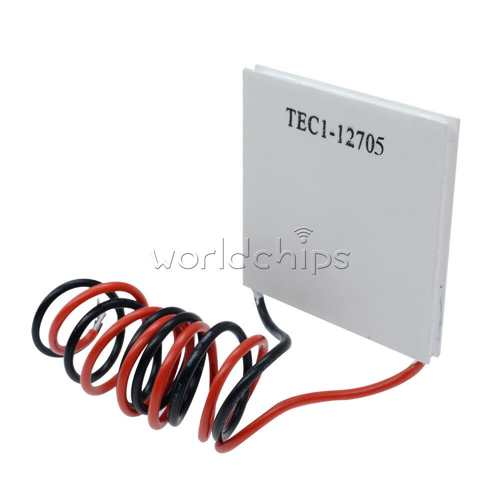 5pcs TEC1-12705 Heatsink Thermoelectric Cooler Cooling Peltier Plate Module top