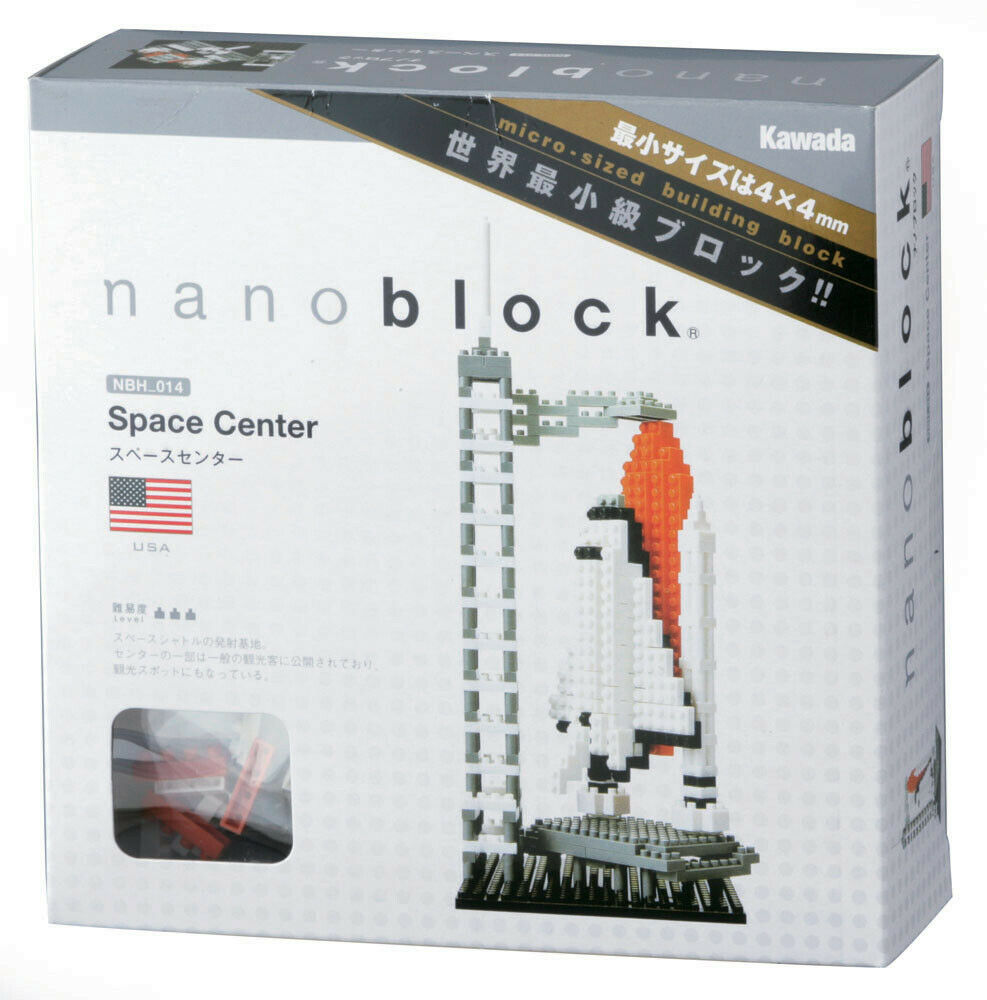 NBH014 Nanoblock Space Center [Sights to See Series] 580pcs Age 12+