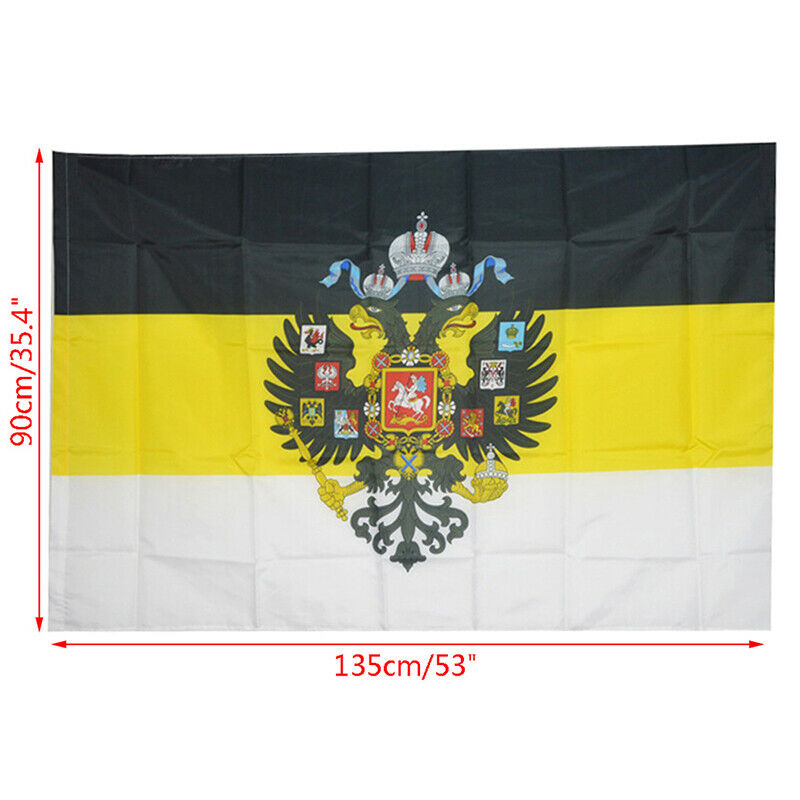 90x150cm WE Rising RUSSIAN GOD WITH US Eagle Russia Imperial Empire Fl.l8