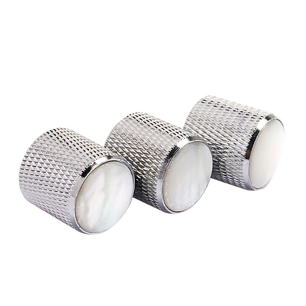 Durable Domed Volume Tone Control Knobs for Guitar/Bass 3 Pcs of Pack