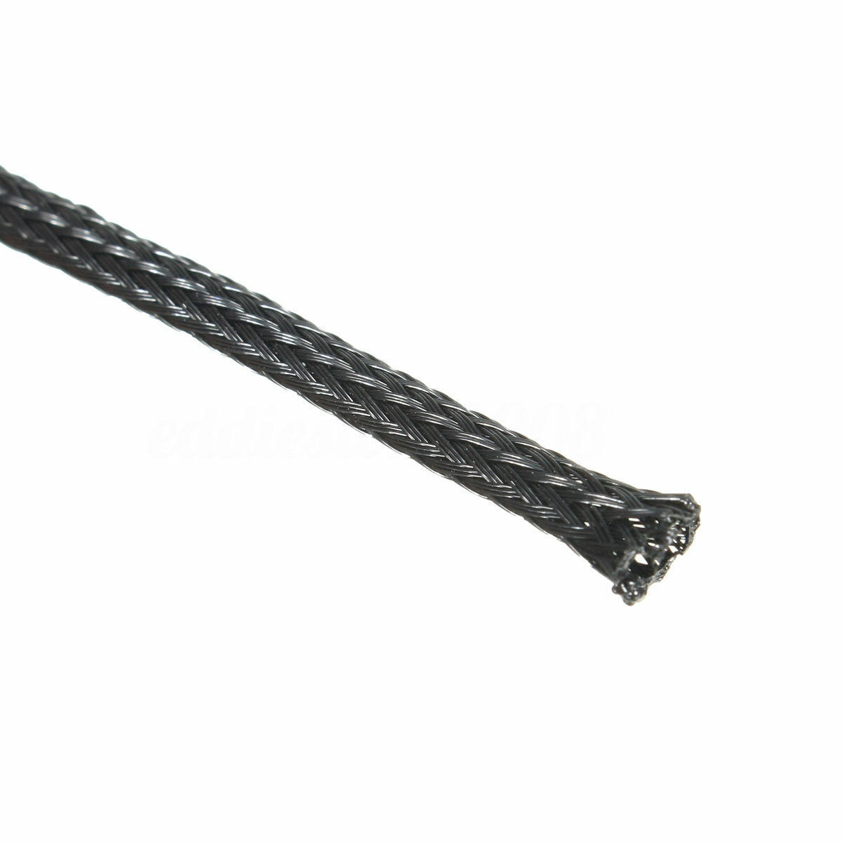 10Mx4mm Black Expandable Wire Cable Sleeving Sheathing Braided Loom Tubing