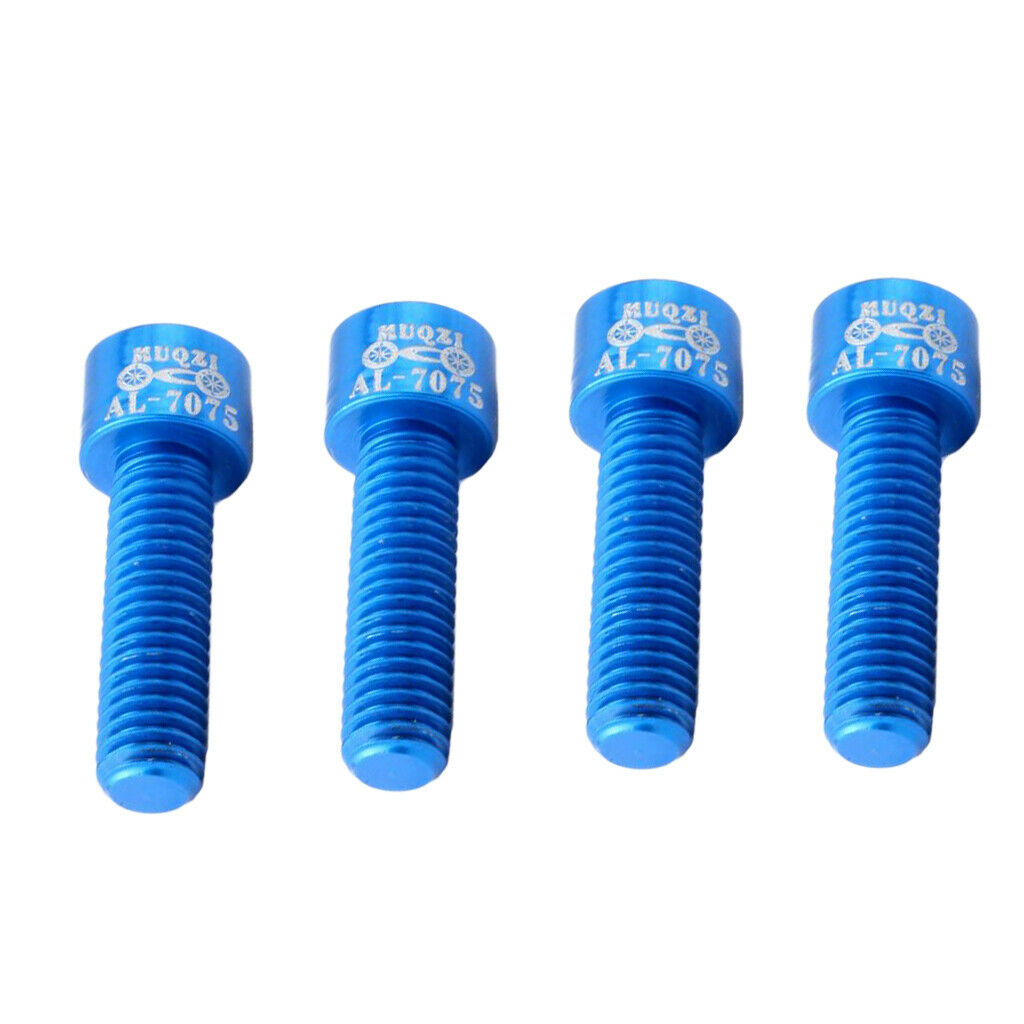 8 Mountain M5x17mm  Road Bikes Stem Screws Bicycle Headset Replacement Blue