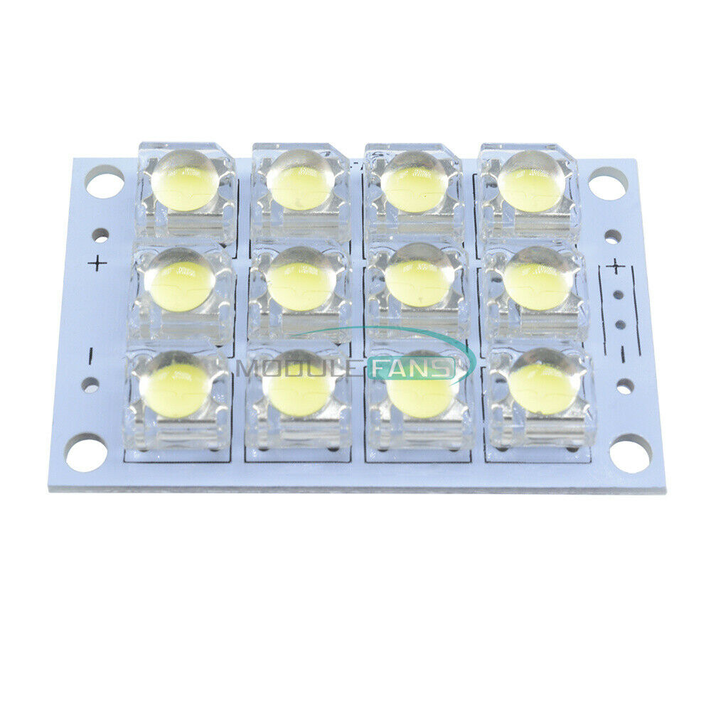 12 LED Super Bright White Piranha LED board Night LED Lights Lamp DC 3V-5V