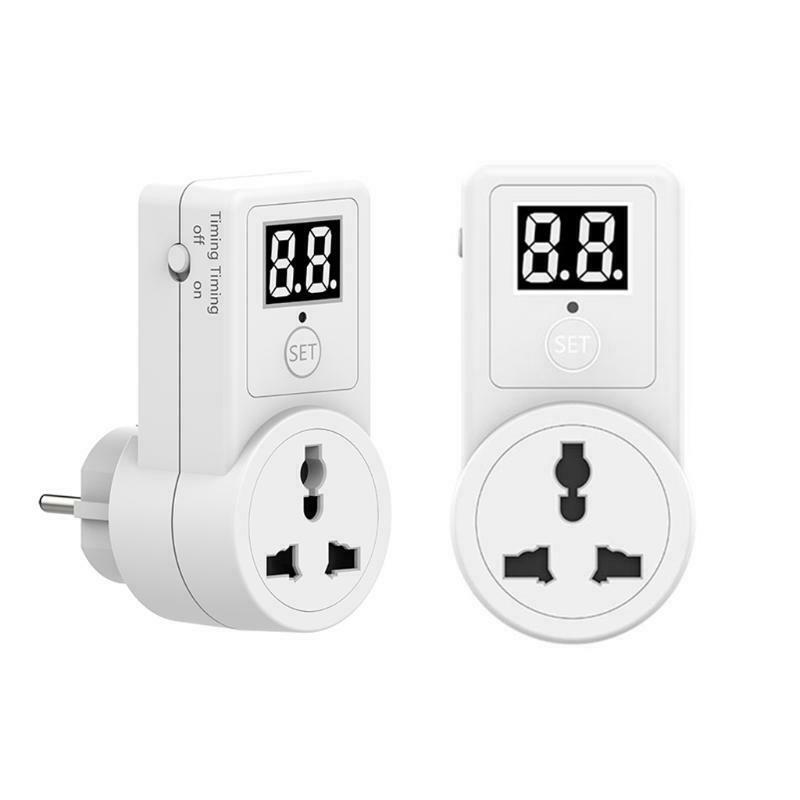Digital Light Timer Plug Energy Saving Timer Socket Plug-in Timer for Home Use