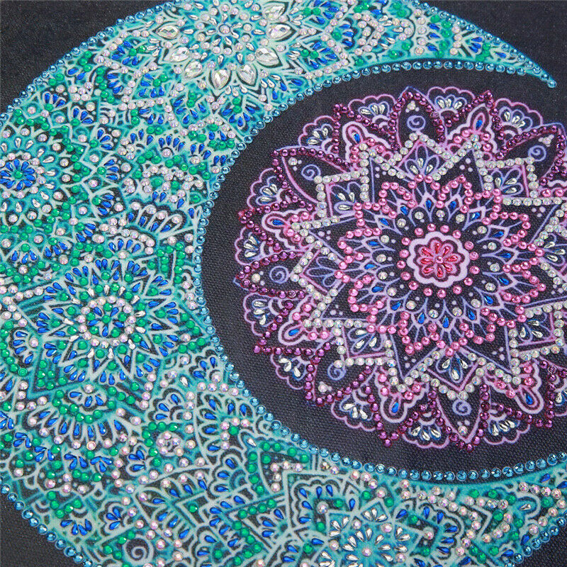 Special Shaped Diamond Painting Moon DIY Diamond Embroidery Art Kits Home Decor