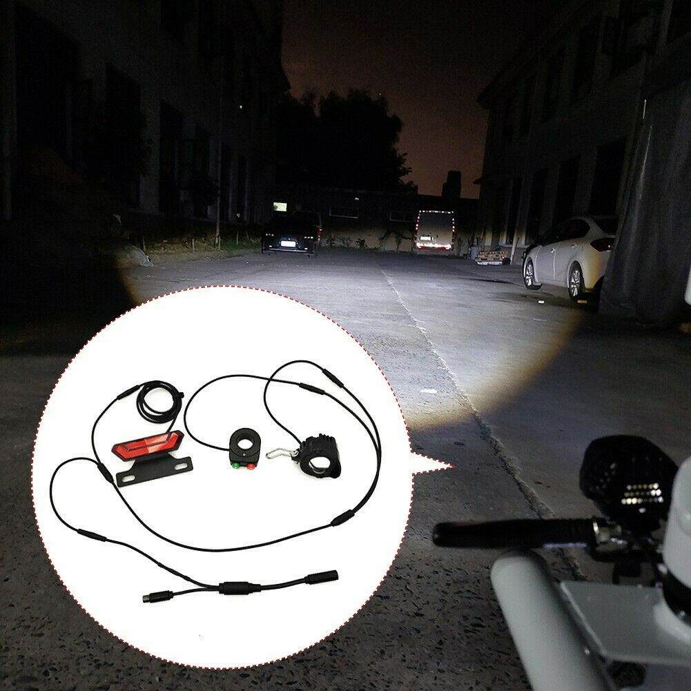 For Bafang Mid-Drive BBS01 02 BbsHD 12-60V Waterproof Line Group Light Taillight