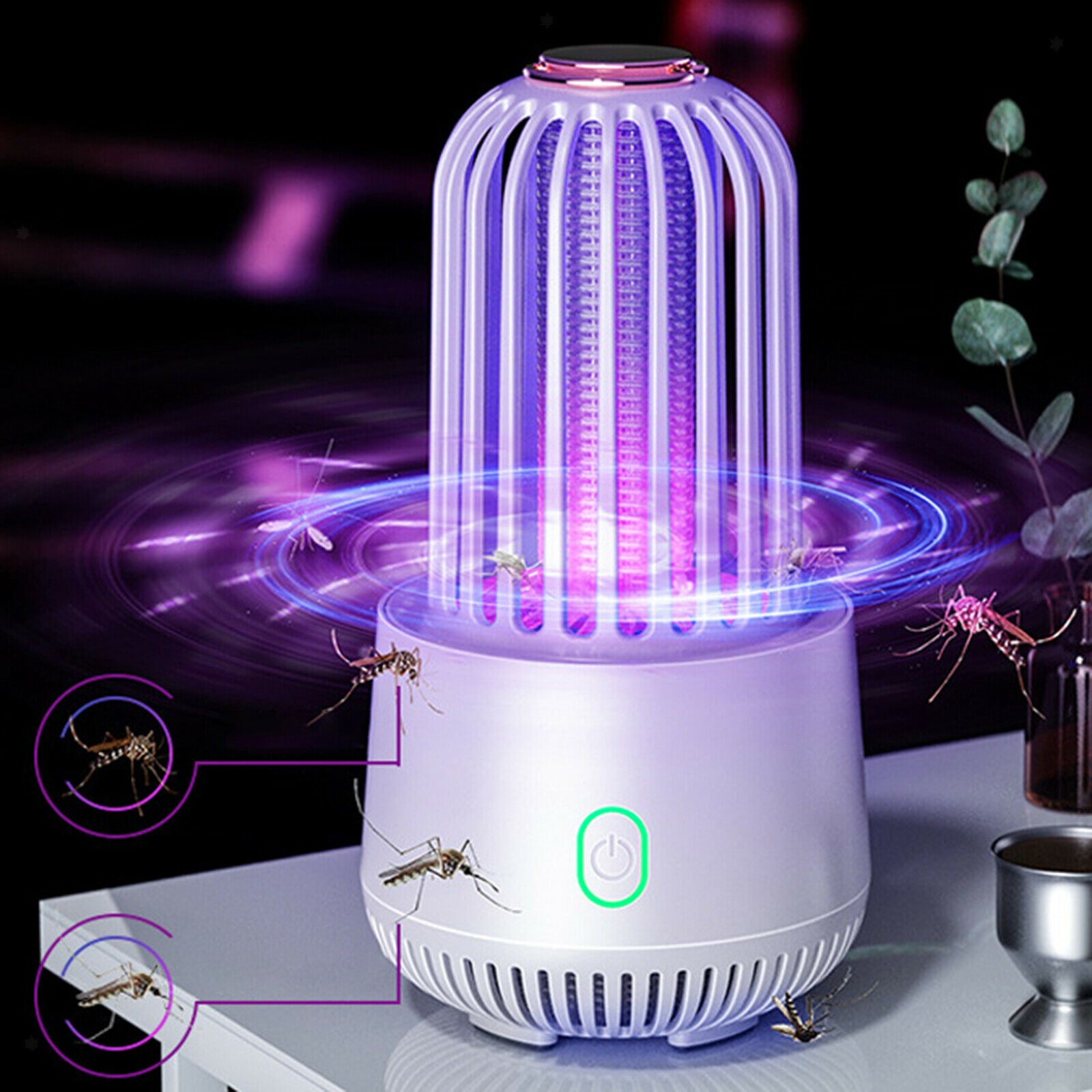 Bug Zapper for Outdoor UV Lamp Fly Zapper Fly Pest Attractant Trap for Patio