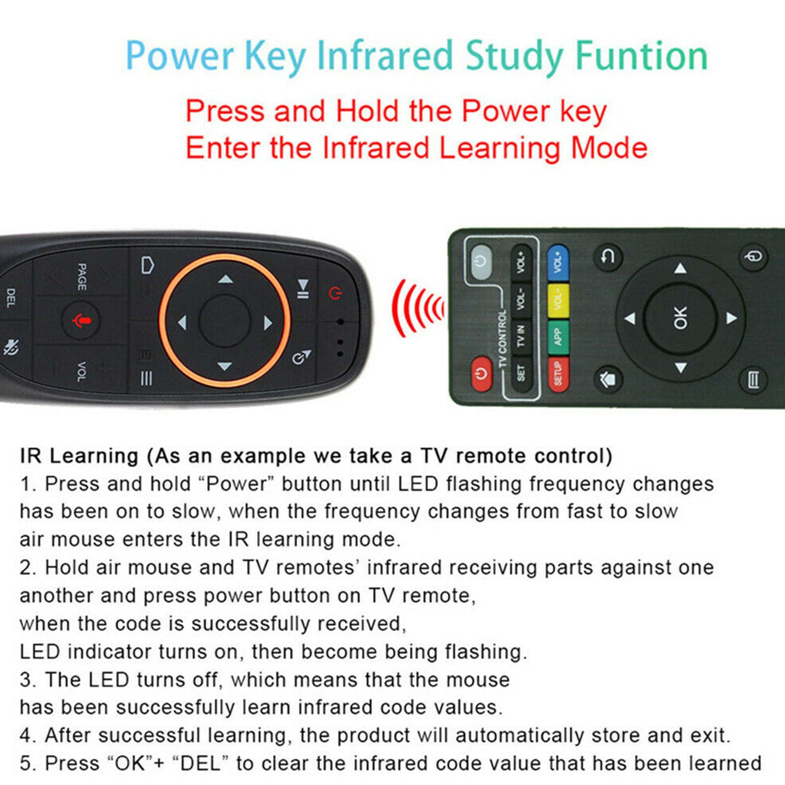 G10 Voice Remote Control 2.4G Wireless Smart Air Mouse HID for Android TV Box