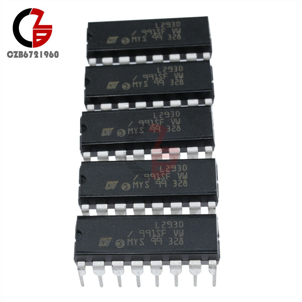 2PCS L293D L293 Driver IC Chip DIP 16 for Push-Pull Four-Channel Motor