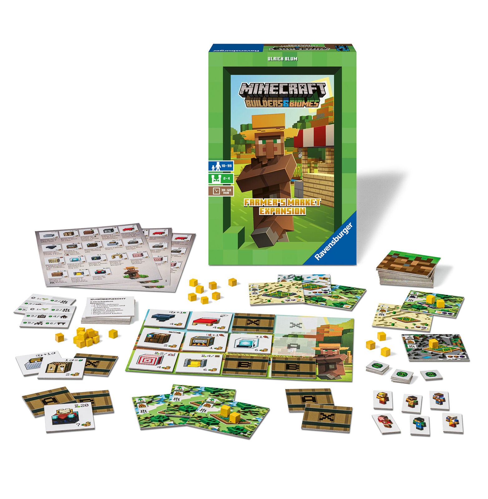 26869 Ravensburger Minecraft Farming and Trading Card Game Children Age 10yrs+