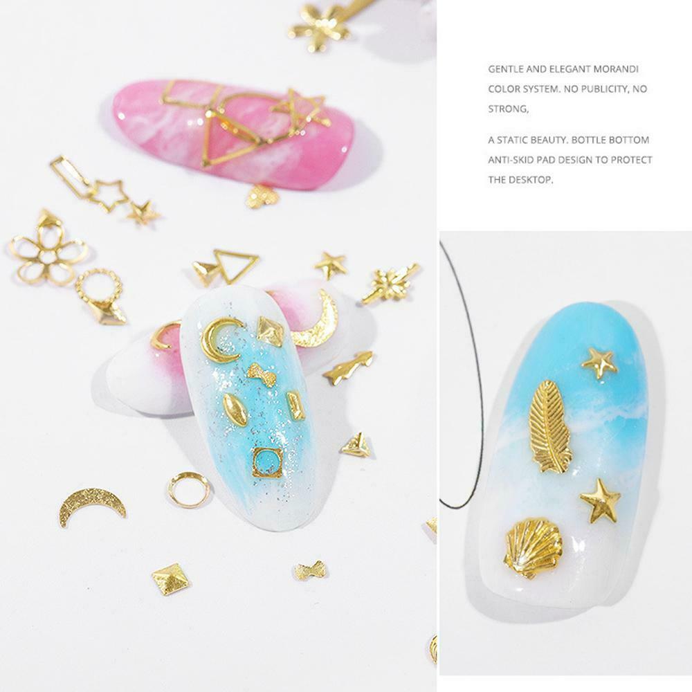 Decoration DIY Hollow Manicure Design Nail Art Polish Metal Nail Rivet Stickers
